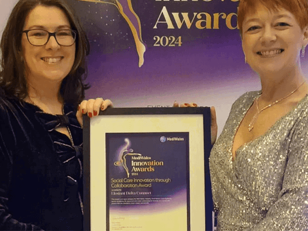 Our Senior management team presenting the award