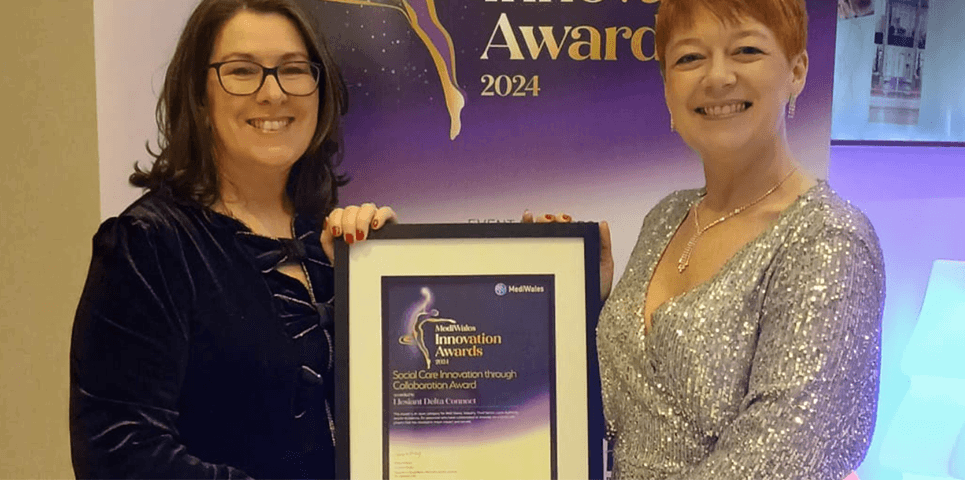 Our Senior management team presenting the award