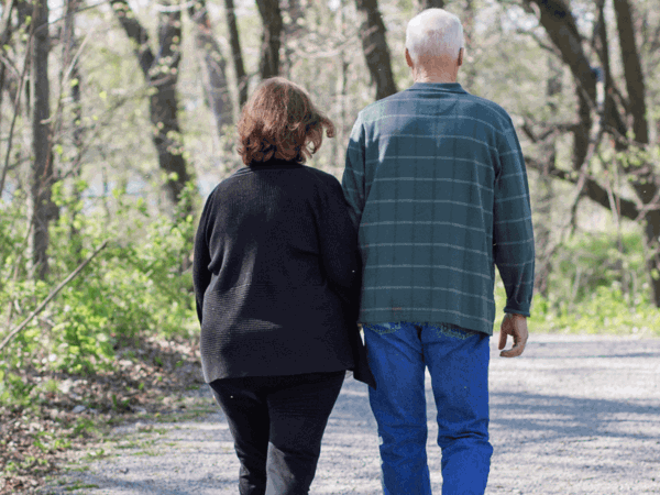 Image of couple holding hands