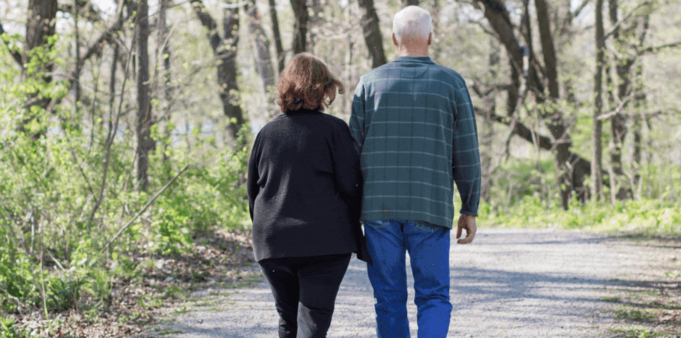 Image of couple holding hands