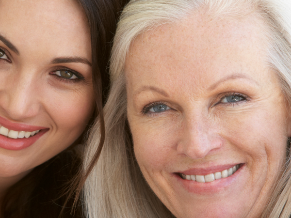 mother and daughter together